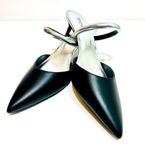 MICHAEL by Michael Kors: Jessa Slip-On Mule Kitten Heel Pumps